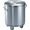 B.PRO RVS Afvalcontainer 50 Liter | Ø 43x49,5 cm