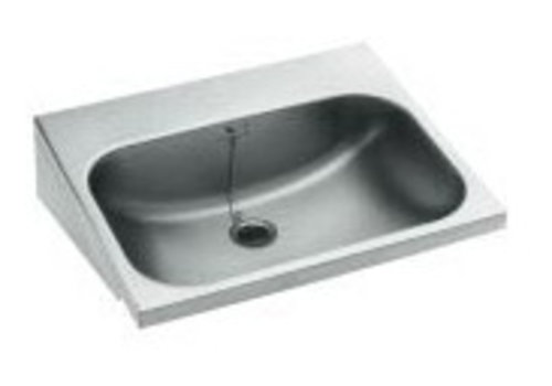  HorecaTraders Stainless Steel Hand Washbasin | 55x45x15 cm 