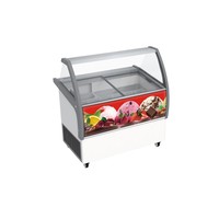 Scoop ice cream display case | 120x86x126cm