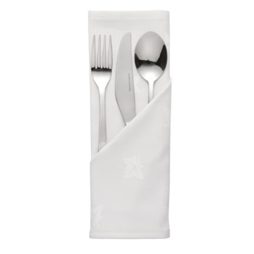  HorecaTraders Serviette en coton blanche | 45 x 45 cm (10 pièces) 
