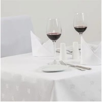 Serviette en coton blanche | 45 x 45 cm (10 pièces)