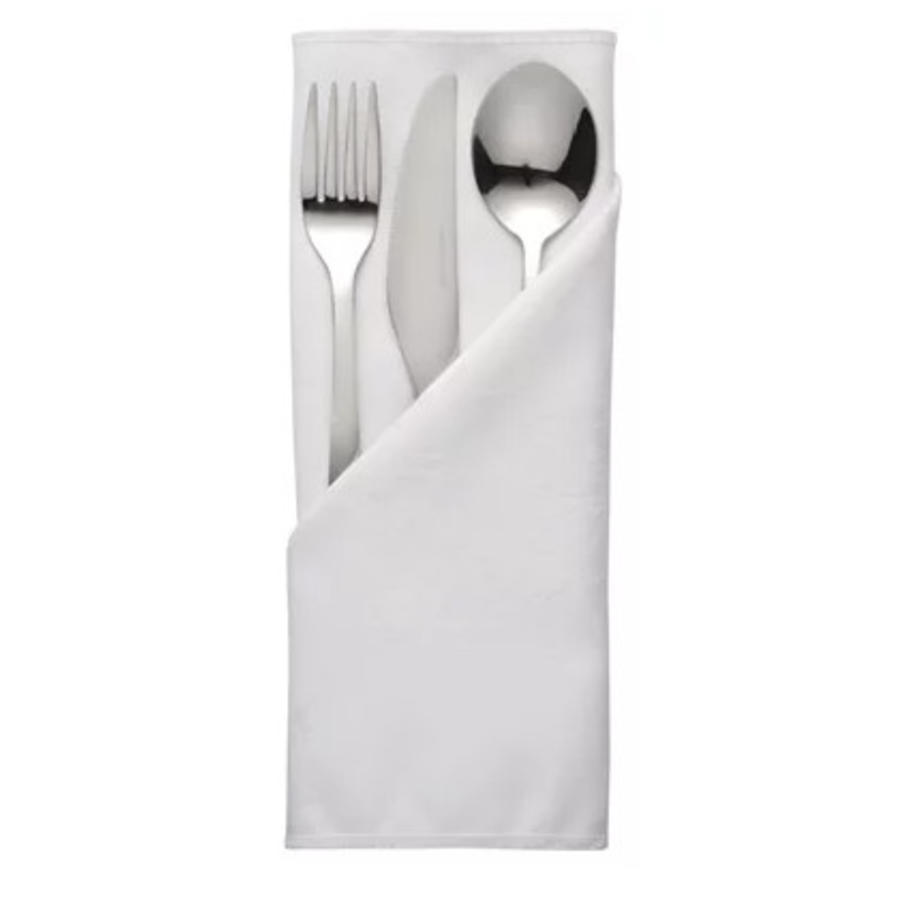 Napkin Polyester Roosmotief 56 x 56cm 3 colors