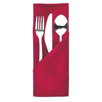 Serviette Polyester | 3 Farben (Weiß, Burgund, Blau) | 10 Stück | 56 x 56cm