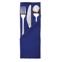 Serviette Polyester | 3 Farben (Weiß, Burgund, Blau) | 10 Stück | 56 x 56cm