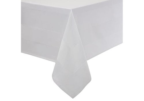  HorecaTraders Linen Square Tablecloth | White | 10 Formats 