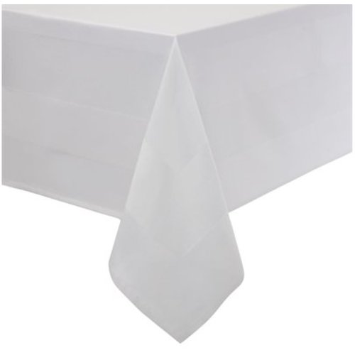  HorecaTraders Linen Square Tablecloth | White | 10 Formats 