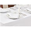 HorecaTraders Polyester Tablecloth | White | 229 x 229 cm