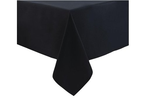  HorecaTraders Polyester Tablecloth | Black | Classic 