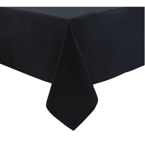  HorecaTraders Polyester-Tischdecke | Schwarz | Klassik 
