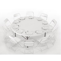 Collapsible round table | 183cm
