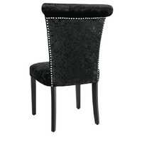 Velvet Dining Chair Black | 2 pieces