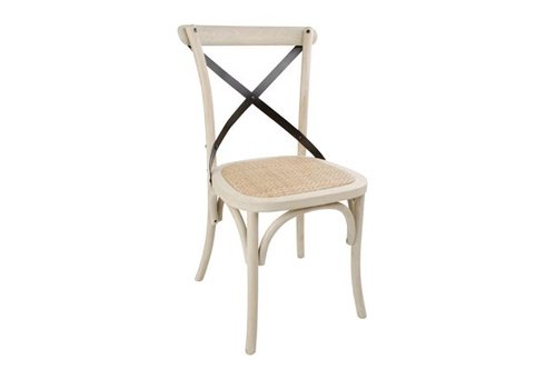  Bolero Chaise en bois | Dossier croisé inclus (2 pièces) 