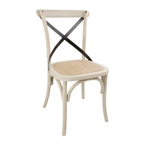  Bolero Wooden Chair | Including Crossed Backrest (2 pieces) 