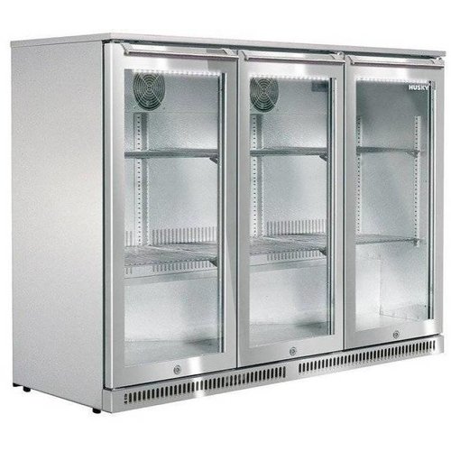  Husky Réfrigérateur de bar extérieur en acier inoxydable | 285 litres 