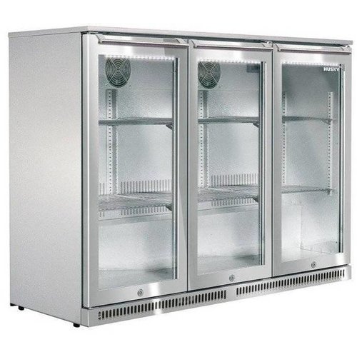  Husky Stainless steel bar fridge outdoor | 285 liters 