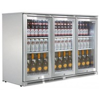 Stainless steel bar fridge outdoor | 285 liters