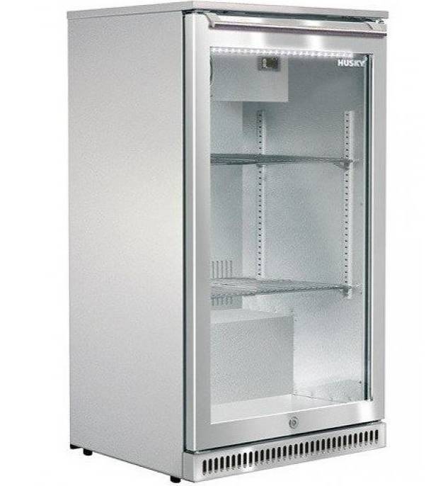 Buy Stainless Steel Bar Fridge 50x56x84 cm 102L No Frost online