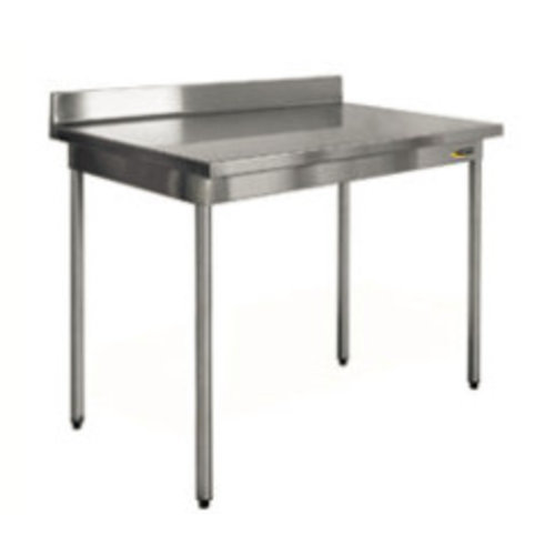  Gastro-M Table de travail en acier inoxydable sur pieds | 70 cm de profondeur | 8 tailles 