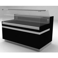 Vitrine réfrigérée ventilée avec fenêtre haute | 6 tailles |