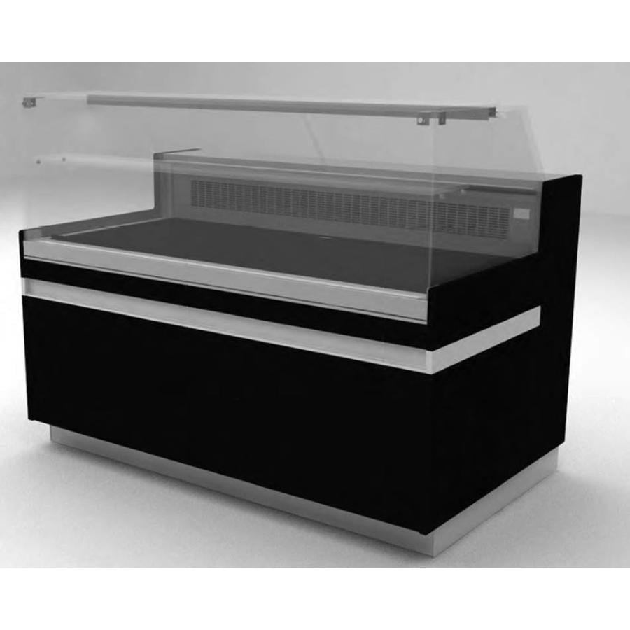 Refrigerated counter ventilated with high window | 6 formats |