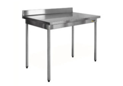  Gastro-M Table de travail en acier inoxydable sur pieds | 60 cm de profondeur | Démontable | 8 tailles 
