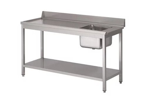  Gastro-M Stainless Steel 18/8 Sink | 1 Sink right | 2 sizes 