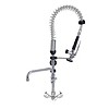 HorecaTraders Low pre-rinse shower monobloc swivel tap