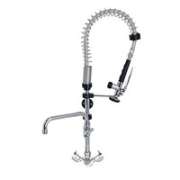 Robinet monobloc pivotant pour douche à pré-rinçage bas