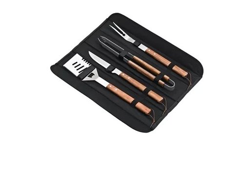  HorecaTraders Ensemble de barbecue en acier inoxydable 