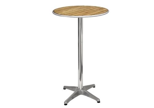  HorecaTraders Stehtisch mit runder Platte | 60 cm 