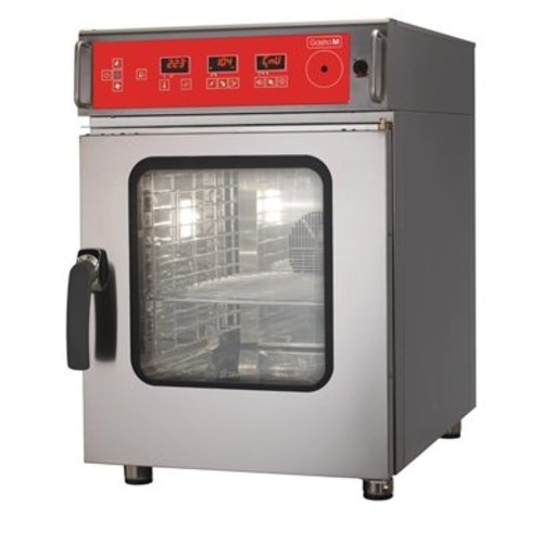  HorecaTraders Combi-stoomoven | 6 x GN1/1 | 76,9(h) x51,7x89cm 