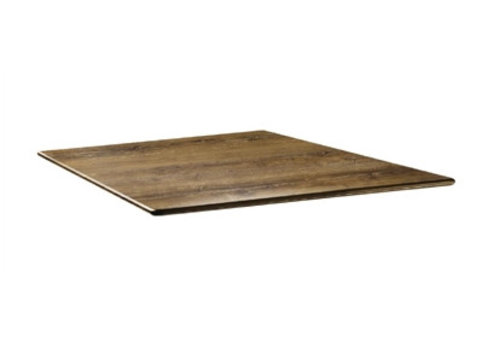  HorecaTraders Square Tabletop | Atacama Cherry Wood | 2 Formats 