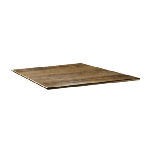  HorecaTraders Square Tabletop | Atacama Cherry Wood | 2 Formats 