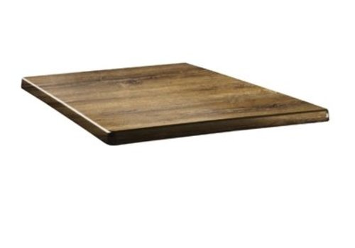  HorecaTraders Table top Square | Cherry wood | 3 sizes 