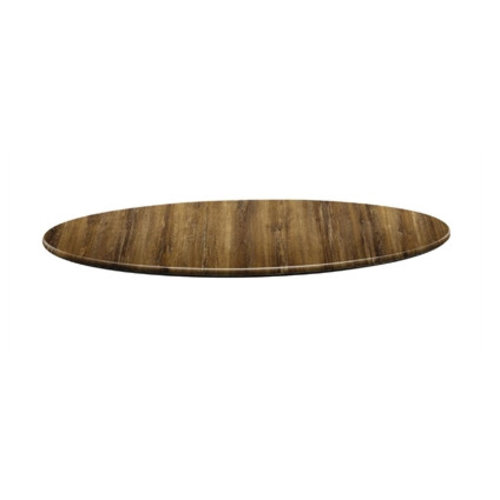  HorecaTraders Plateau de table rond | Bois de cerisier d'Atacama | 2 formats 