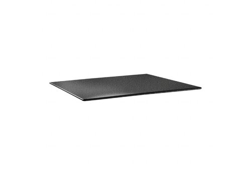  HorecaTraders Tischplatte 120 x 80 cm | Anthrazit 