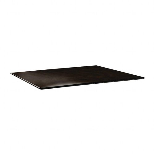  HorecaTraders Table top 120 x 80 cm | Wenge 
