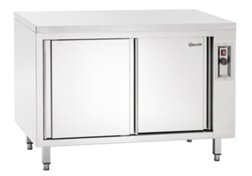  Bartscher Warming Cabinet With Sliding Door | stainless steel 