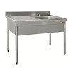 HorecaTraders Sink of AISI 304L stainless steel with sink cover | 3 formats