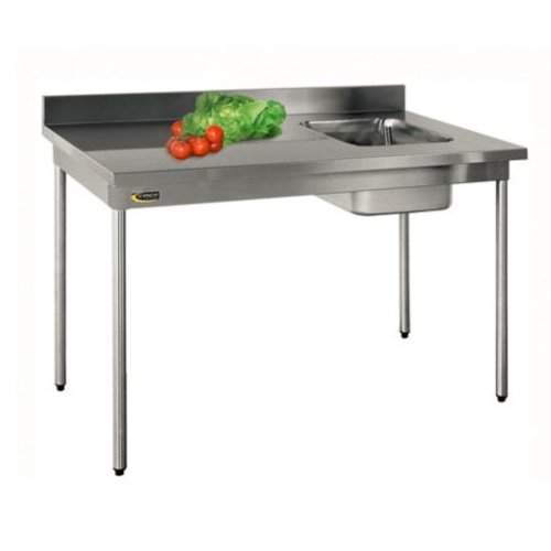  HorecaTraders Sink of AISI 304L stainless steel | Sink Right | 3 formats 