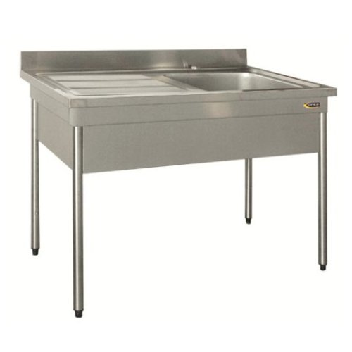  HorecaTraders Stainless Steel Sink | AISI 304L Stainless Steel | 2 formats 