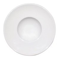Assiette à pâtes en porcelaine blanche | disponible en 4 tailles