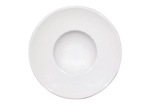  HorecaTraders Assiette à pâtes en porcelaine blanche | disponible en 4 tailles 