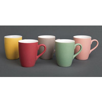 Colored mugs | 6 pieces