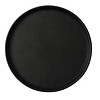 HorecaTraders Plateau rond antidérapant noir | 2 formats