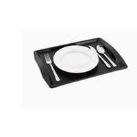 Fast-Food-Tablett | Schwarz