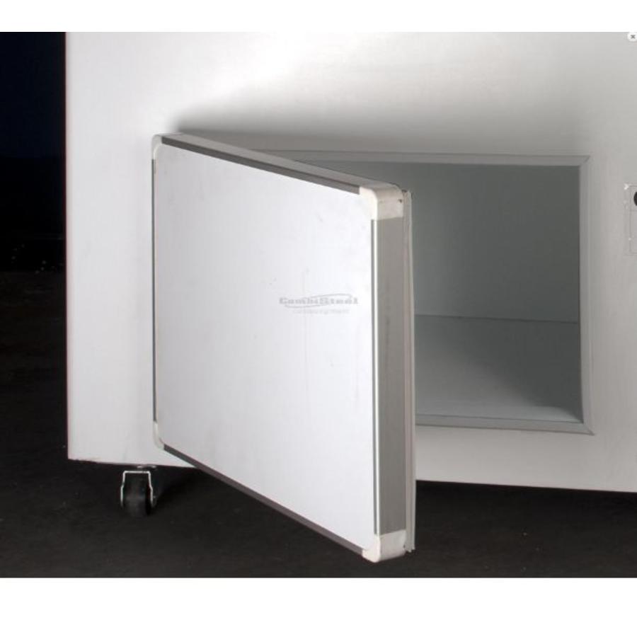 Vitrine à glaces avec 8 pots de glace | 118x72x123 cm