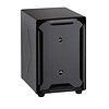 HorecaTraders Napkin dispenser | stainless steel | black