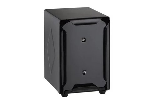  HorecaTraders Distributeur de serviettes | acier inoxydable | Noir 