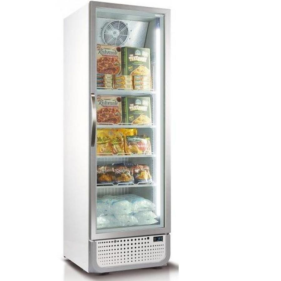 Congélateur avec porte vitrée | 378 litres